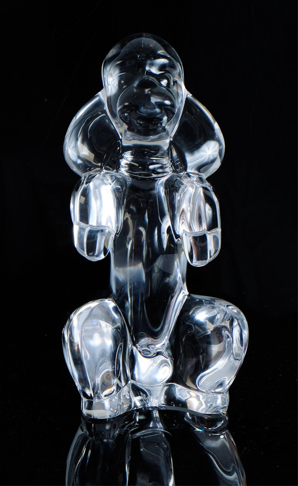 FRENCH SEVRES CRYSTAL SCULPTURE