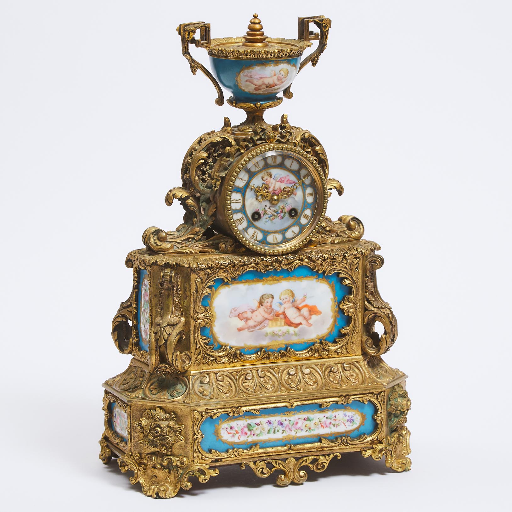 French 'Sèvres' Porcelain Mounted