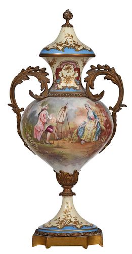 FRENCH SEVRES STYLE BRONZE