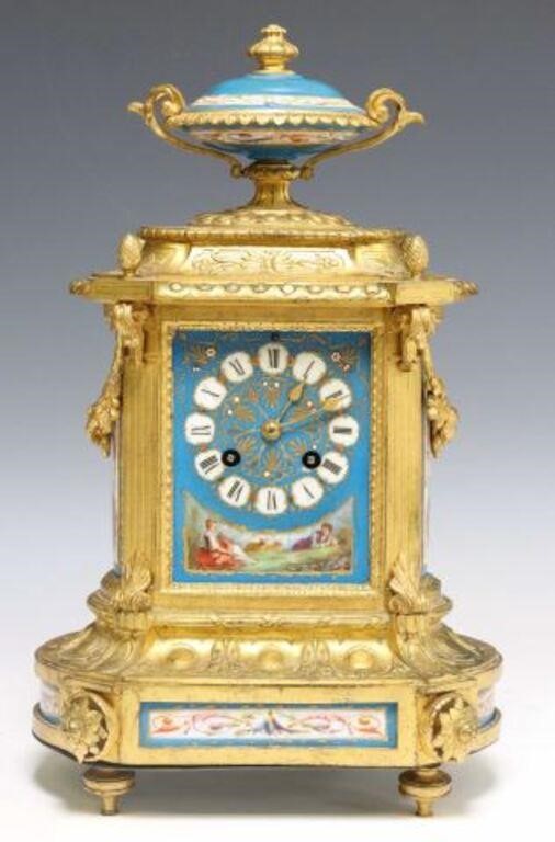 FRENCH SEVRES STYLE GILT METAL