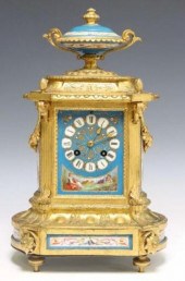 FRENCH SEVRES STYLE GILT METAL