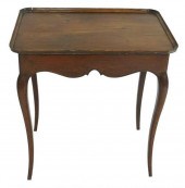 FRENCH SIDE TABLE WITH RECTANG