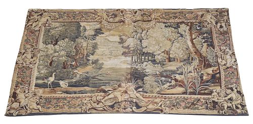 FRENCH SILKSCREEN TAPESTRY