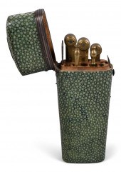 FRENCH SILVER AND SHAGREEN ETU