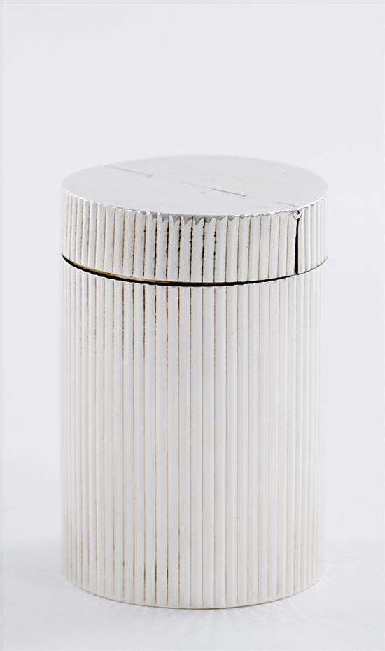 French silver box by Emile