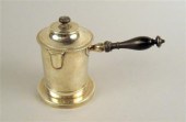 French silver chocolate pot