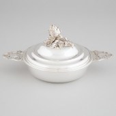 French Silver Covered Ecuelle,