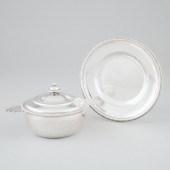 French Silver Covered Ecuelle