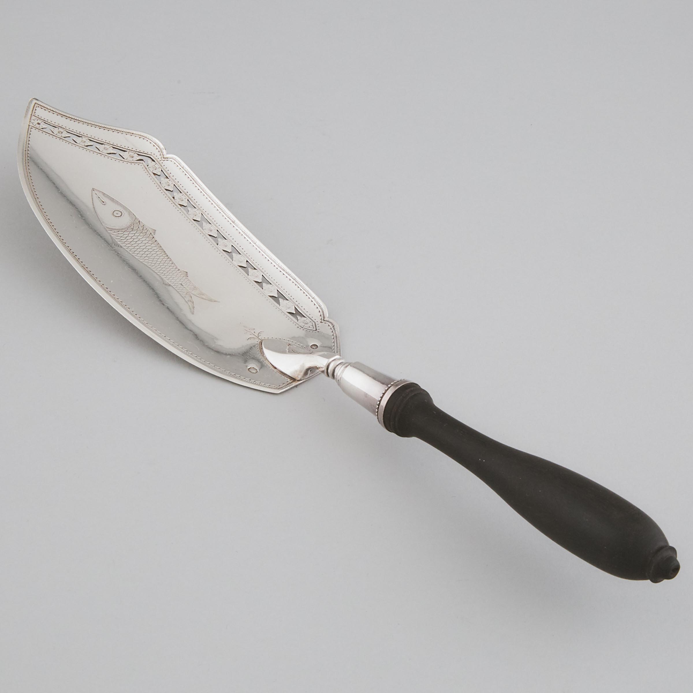French Silver Fish Server,