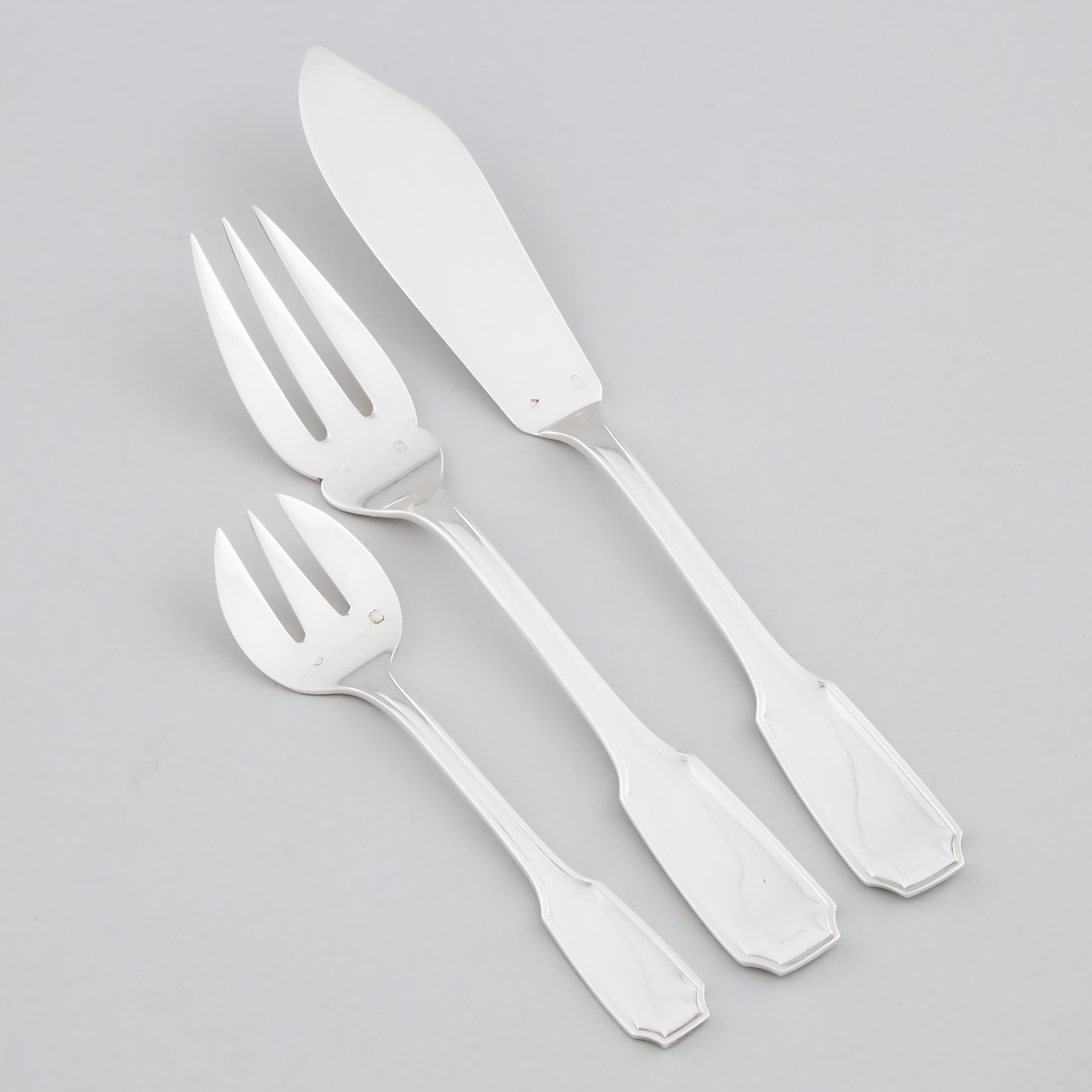 French Silver Fish Service, early