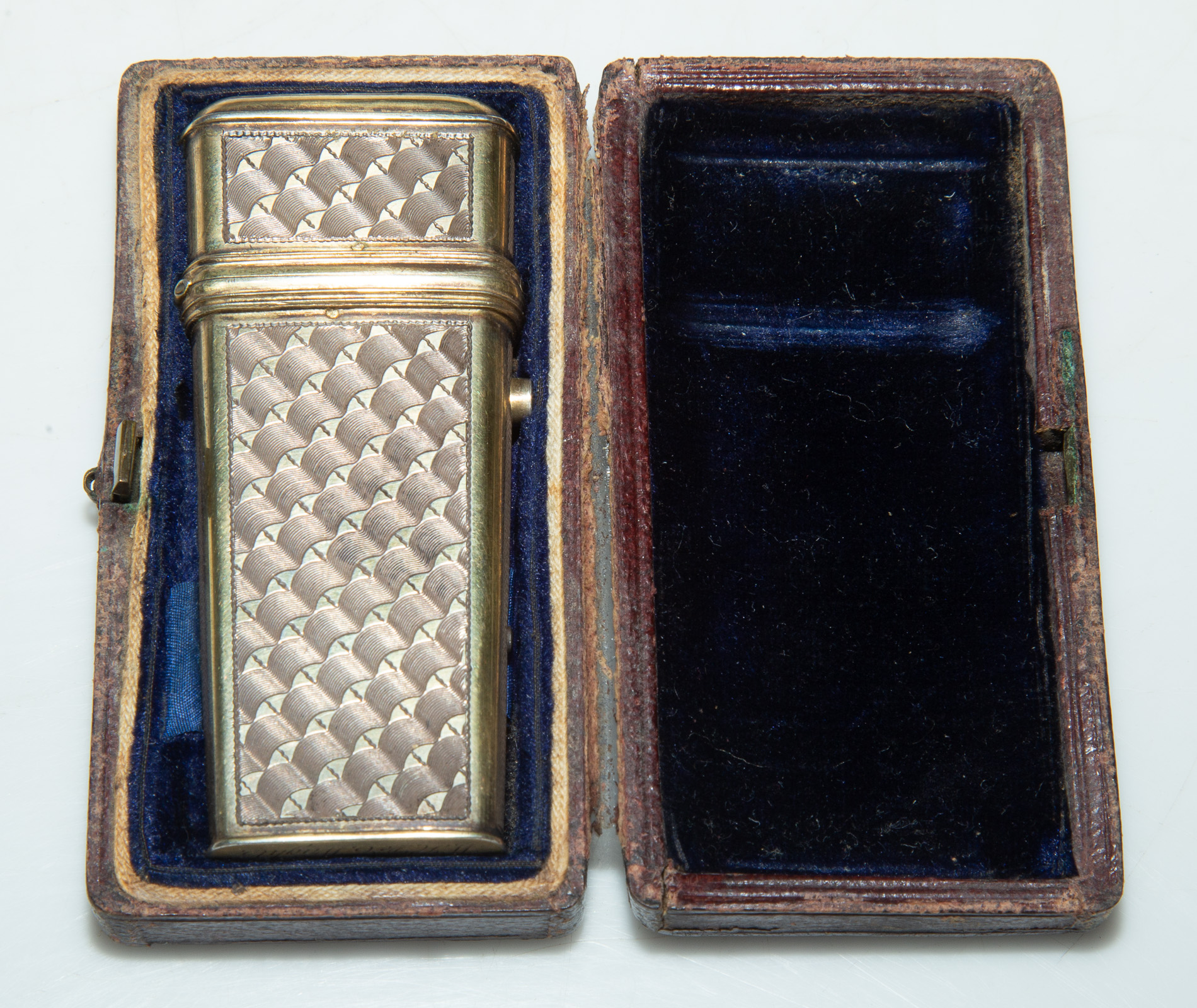 FRENCH SILVER GILT-CASED LANCET