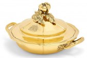 FRENCH SILVER GILT COVERED VEG
