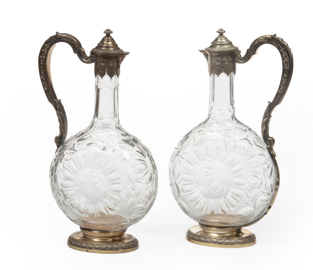 FRENCH SILVER GILT-MOUNTED CUT