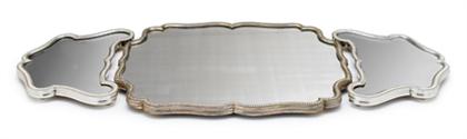 French silver plate mounted