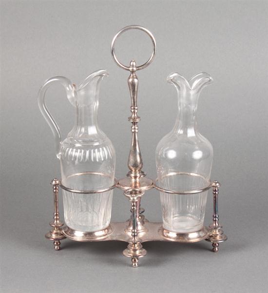 French silver-plate on brass
