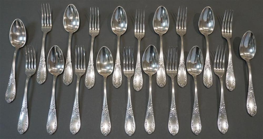 FRENCH SILVER PLATED TWENTY PIECE