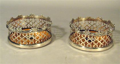 French silver serving platter   