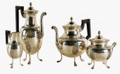 FRENCH SILVER TEA SETmaker's m