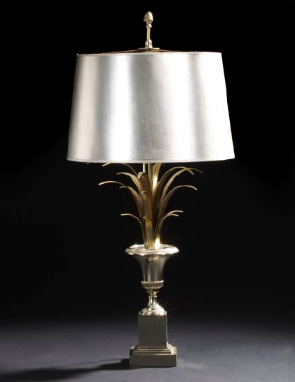 French Silvered Brass Vasiform