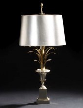 French Silvered Brass Vasiform