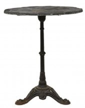 FRENCH SLATE TOP & IRON BISTRO