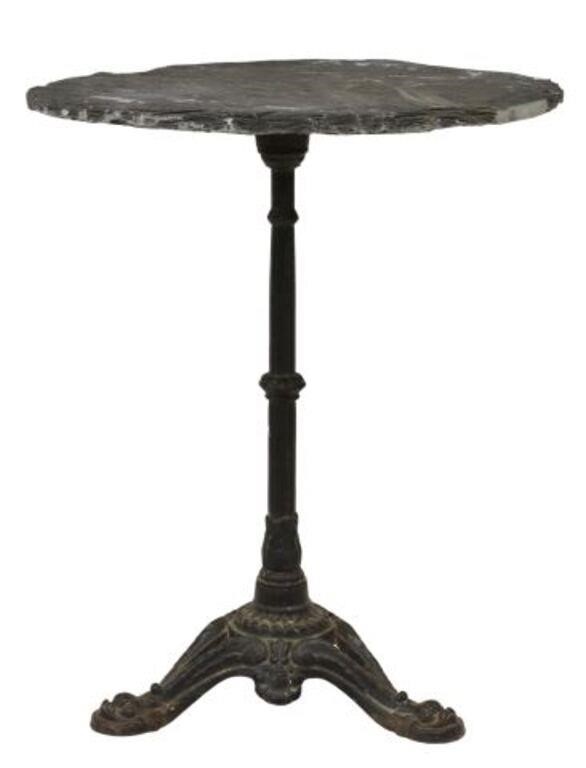 FRENCH SLATE TOP & IRON BISTRO