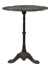 FRENCH SLATE TOP & IRON BISTRO