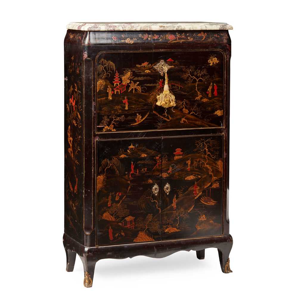 FRENCH SMALL BLACK LACQUER