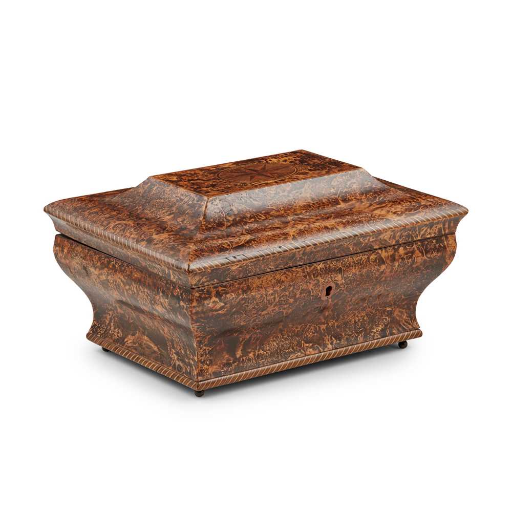 FRENCH STAINED BIRCH AND INLAID