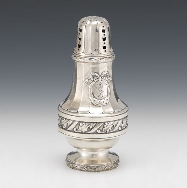 FRENCH STERLING SILVER MUFFINEER 