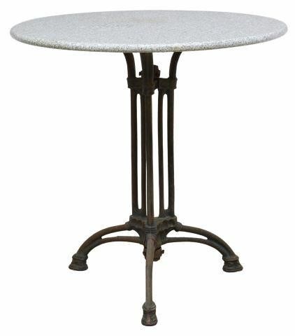 FRENCH STONE-TOP CAST IRON BISTRO