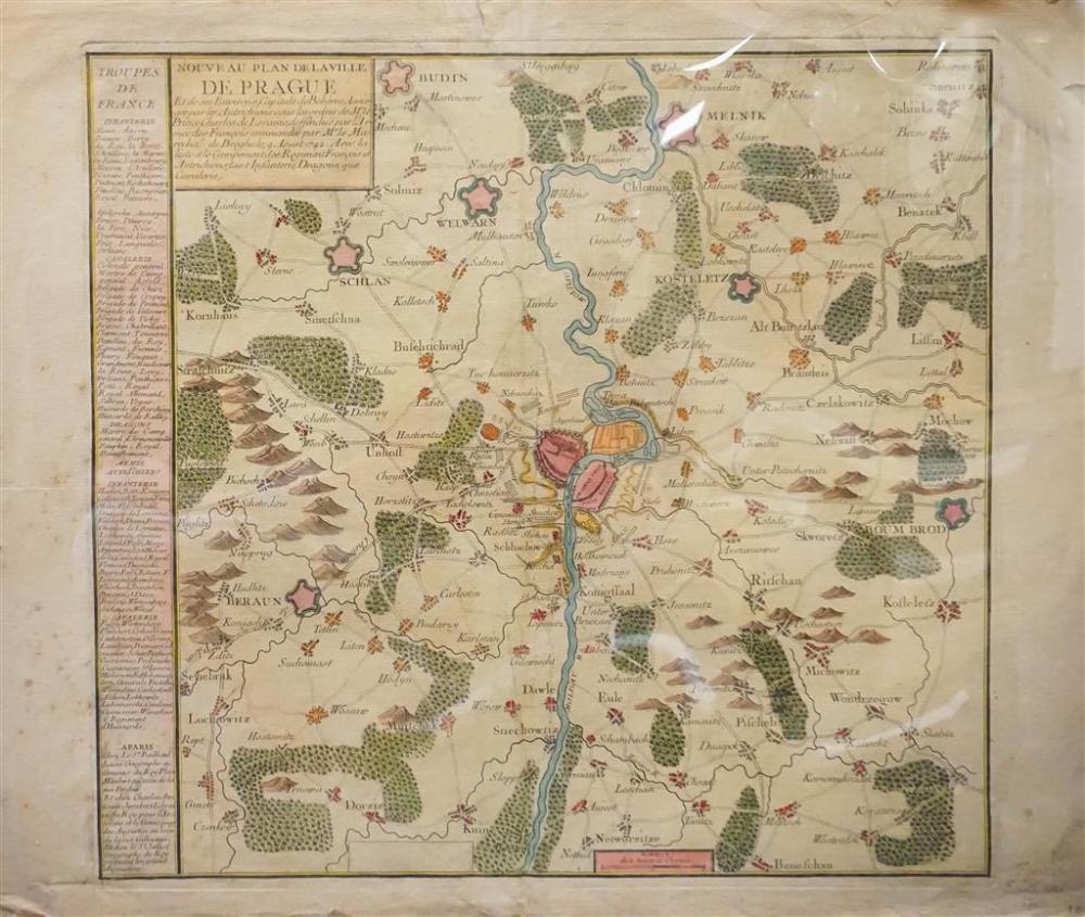 FRENCH STRATEGIC MILITARY MAP FOR