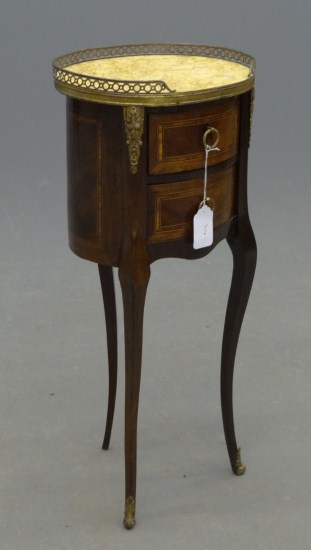 French style (3) leg marble top