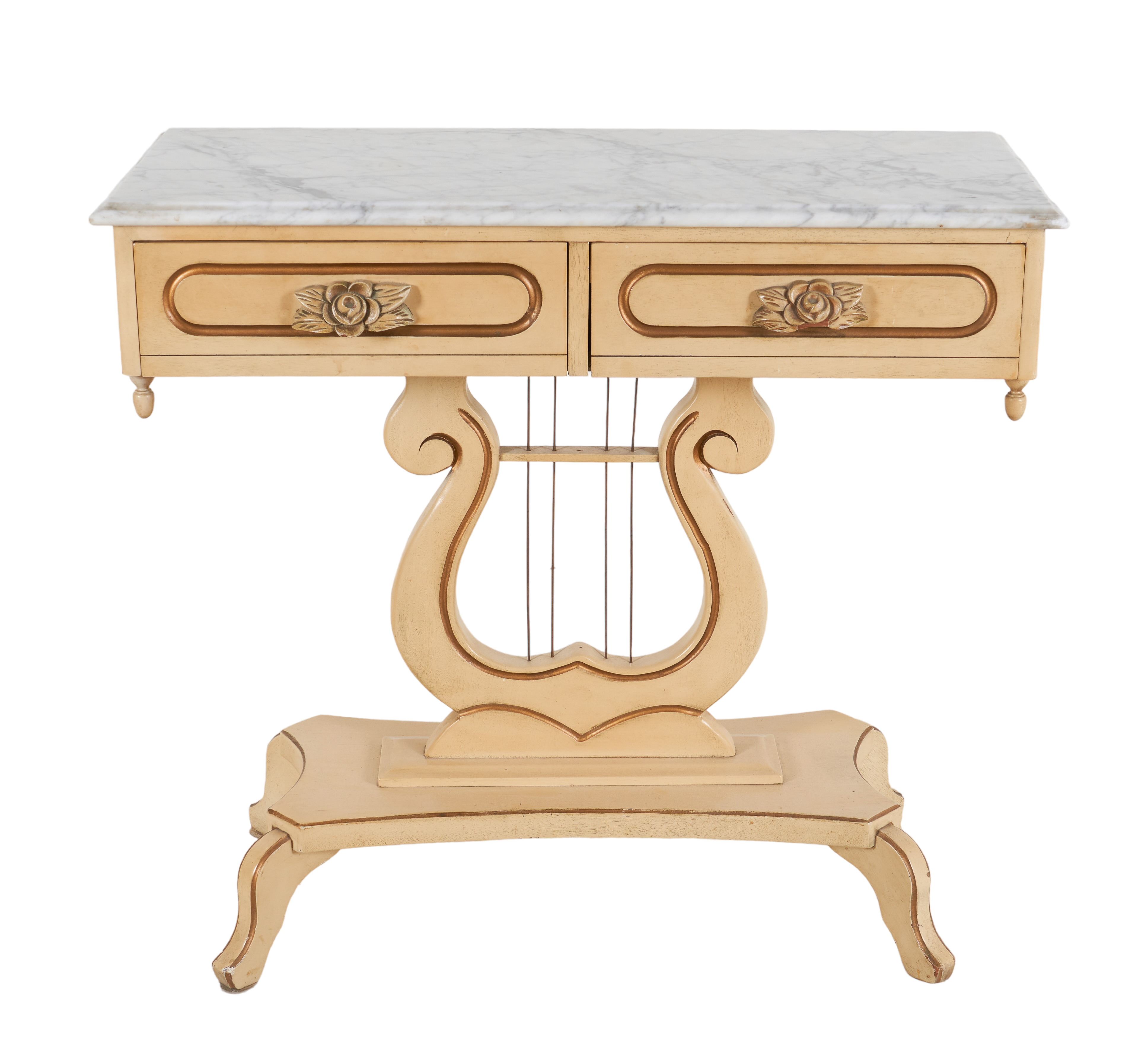 French style cream painted