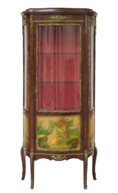 +FRENCH STYLE CURIO CABINET, L