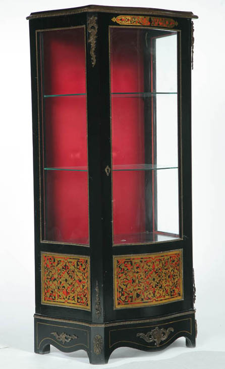 FRENCH-STYLE CURIO CABINET. 