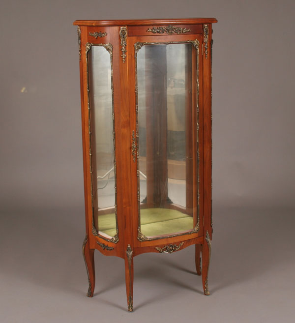 French style display cabinet;