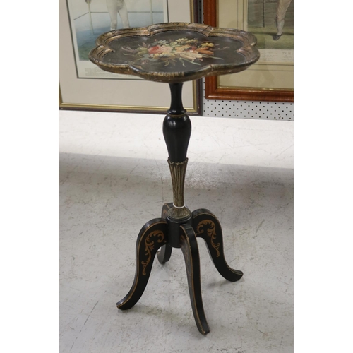 French style ebonized and hand