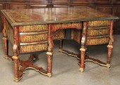 FRENCH STYLE FAUX BOULLE BUREA