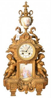 FRENCH STYLE FIGURAL MANTLE CL