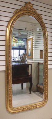 FRENCH STYLE GILTWOOD-FRAMED W