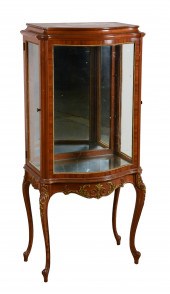 French style mahogany bowfront