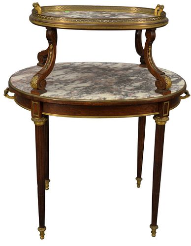 FRENCH STYLE MAHOGANY PASTRY
