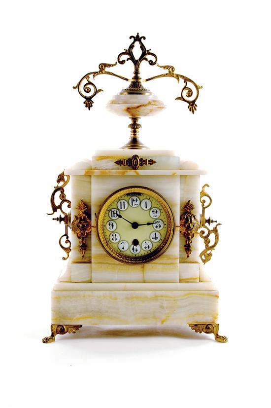 French style onyx and gilt brass