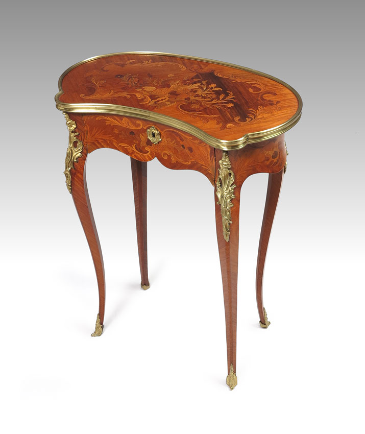 FRENCH STYLE ORMOLU MOUNTED SIDE