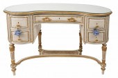 FRENCH STYLE PAINTED & PARCEL