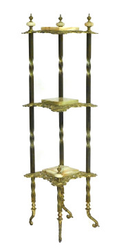 FRENCH STYLE RETICULATED BRASS