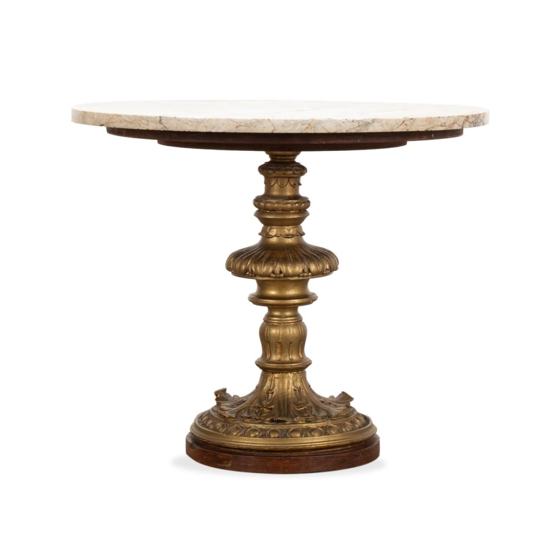 FRENCH STYLE ROUND MARBLE TOP