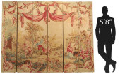 FRENCH STYLE SIX-PANEL SCREEN