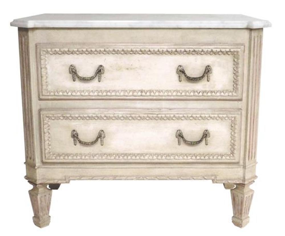FRENCH STYLE SMALL MARBLE TOP